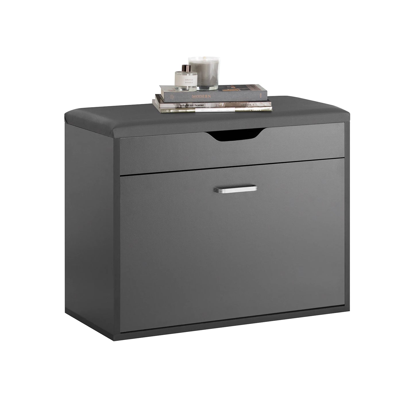 Banc de Rangement pour Entrée Design | Assise Confortable et Compartiment Caché