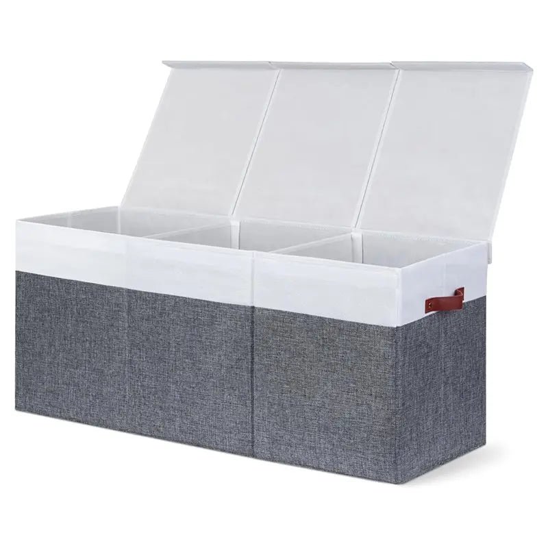 Banc Coffre de Rangement Enfant Pliable avec Couvercle | Design Scandinave Moderne