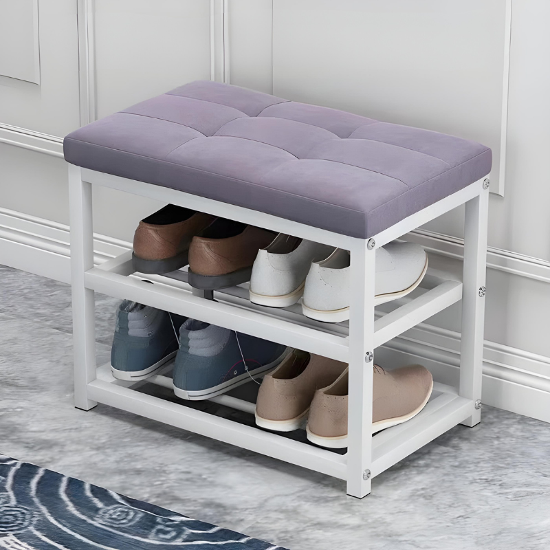 Banc Rangement Chaussures d’Entrée | Design Décoratif et Minimaliste
