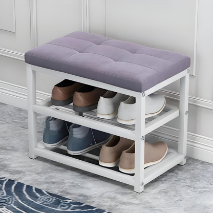 Banc Rangement Chaussures d’Entrée | Design Décoratif et Minimaliste