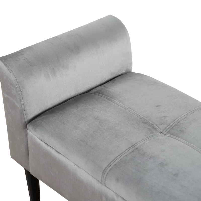 Banc Bout de lit Capitonné avec Accoudoirs | Design Décoratif Minimaliste