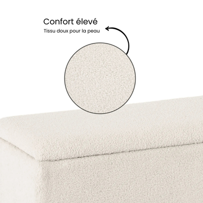 Banc Coffre Déco en Velours | Rangez Vos Objets Sans Sacrifier le Style