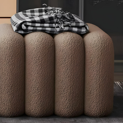 Banc d’Entrée Nordique Design Luxe | Velours Doux et Minimaliste