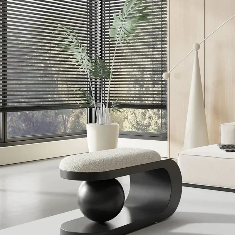 Banc d’Entrée à Chaussures Noir | Design Nordique Minimaliste Luxe