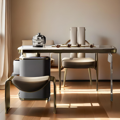 Banc de Chambre Luxe et Minimalisme | Structure Métal et Style Italien