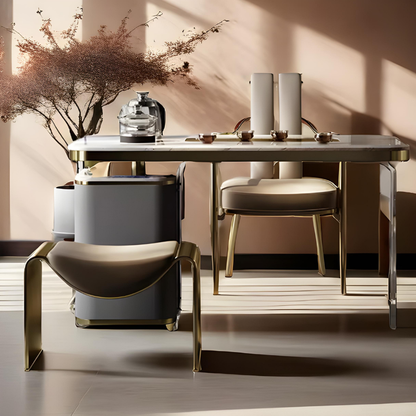 Banc de Chambre Luxe et Minimalisme | Structure Métal et Style Italien