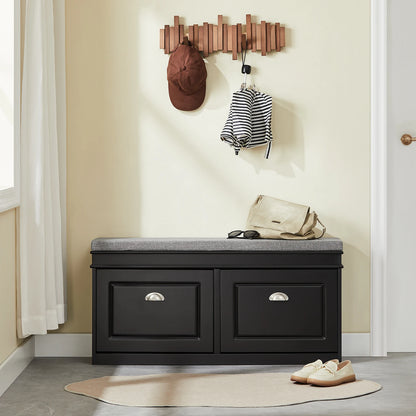 Banc à Chaussures au Design Scandinave | Assise et Rangement Compact