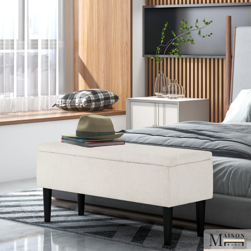 Banc Coffre Déco en Velours | Rangez Vos Objets Sans Sacrifier le Style