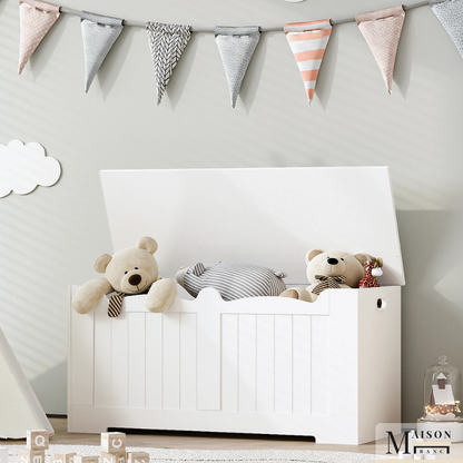 Banc Coffre de Rangement Minimaliste en Bois | Design Épuré