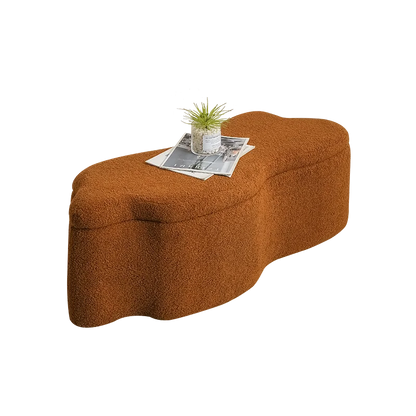 Banc d’Entrée Design Nuage Wabi-Sabi | Style Ottoman