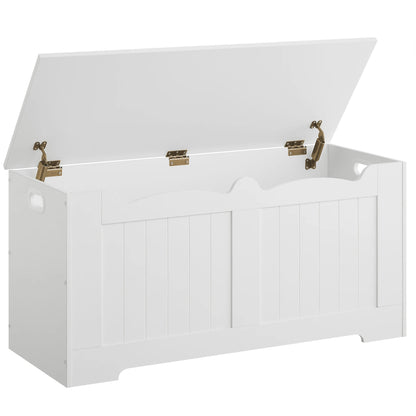 Banc Coffre de Rangement Minimaliste en Bois | Design Épuré