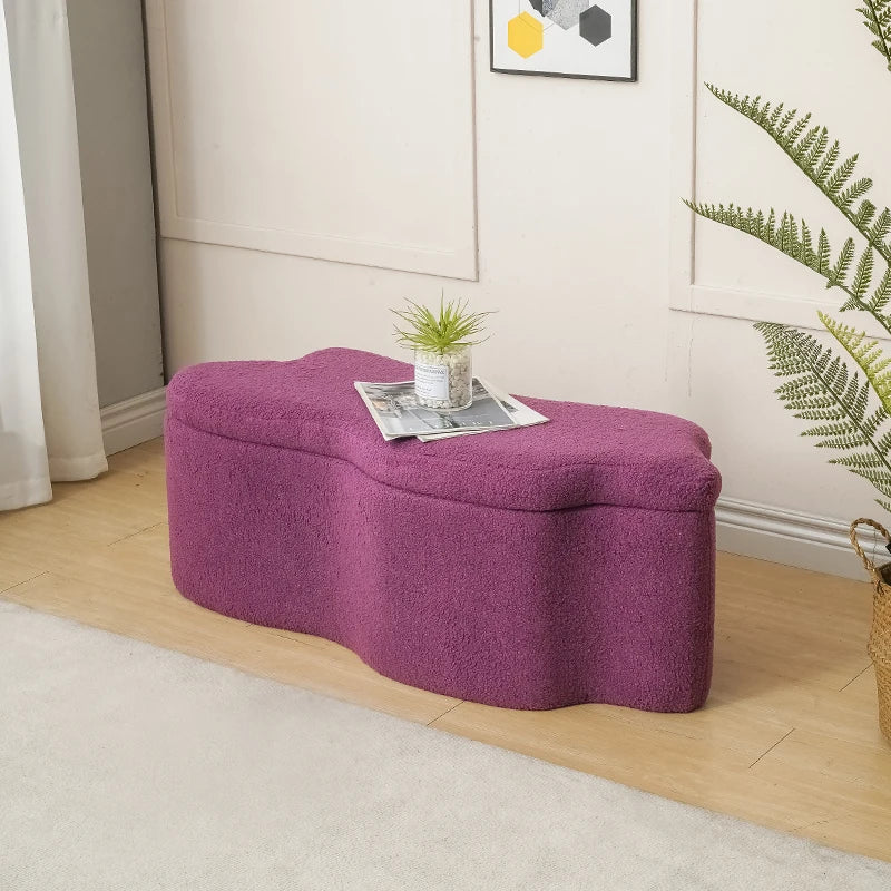 Banc d’Entrée Design Nuage Wabi-Sabi | Style Ottoman