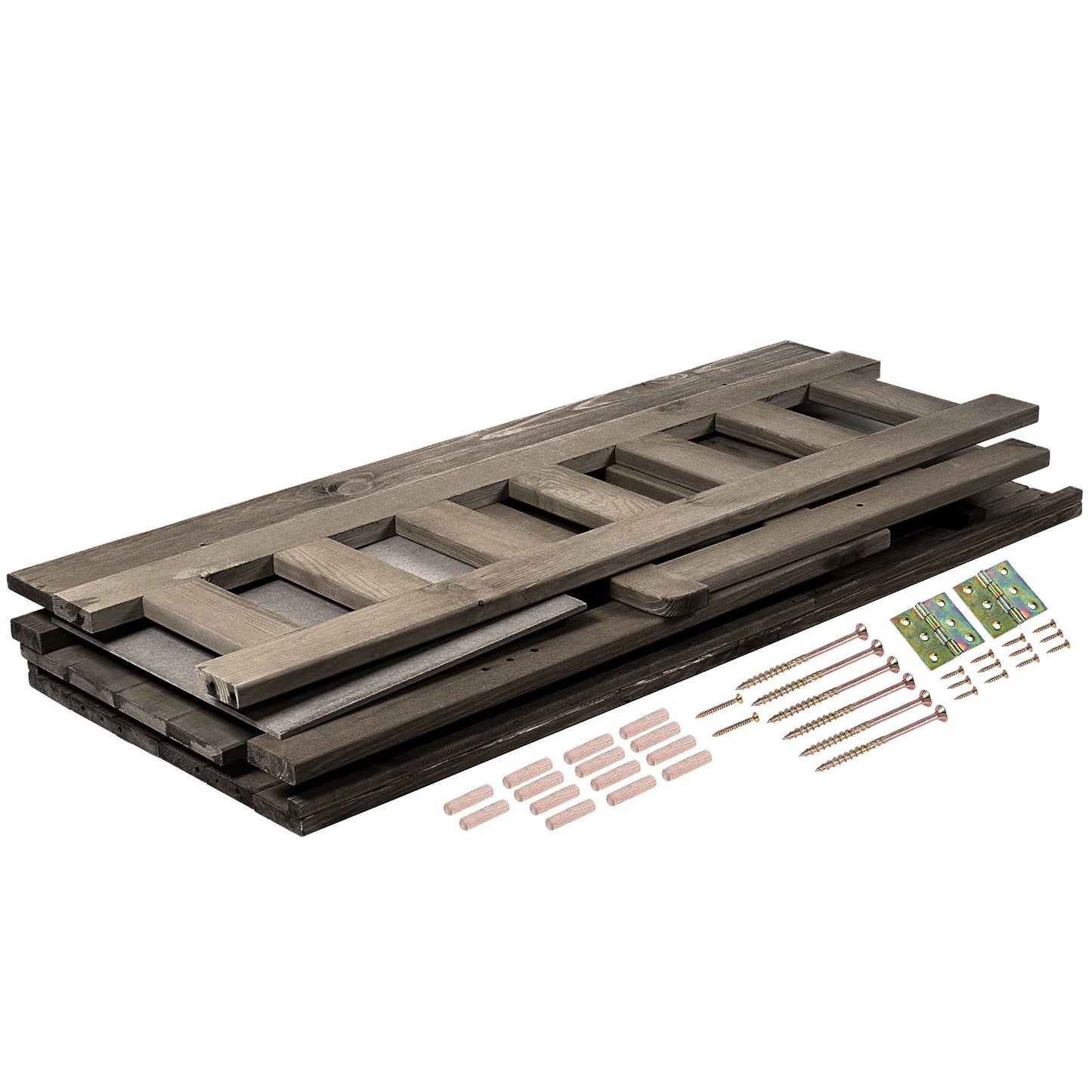 Banc de Jardin Classique en Bois avec Coffre | Rangement Discret