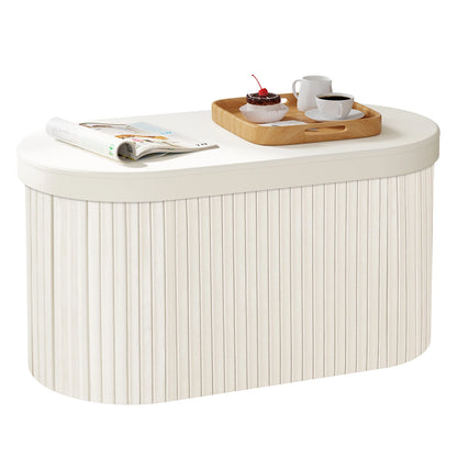 Banc Coffre Velours avec Rangement Pliable | Moderne et Décoratif