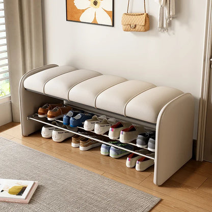 Banc à Chaussures Design Moderne | Assise Confort en Simili-Cuir