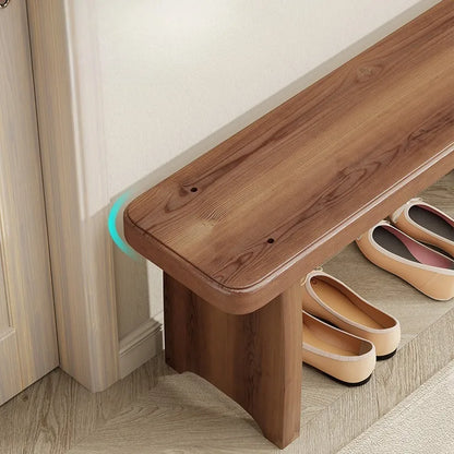 Banc d'entrée en Bois Massif | Design Minimaliste Moderne