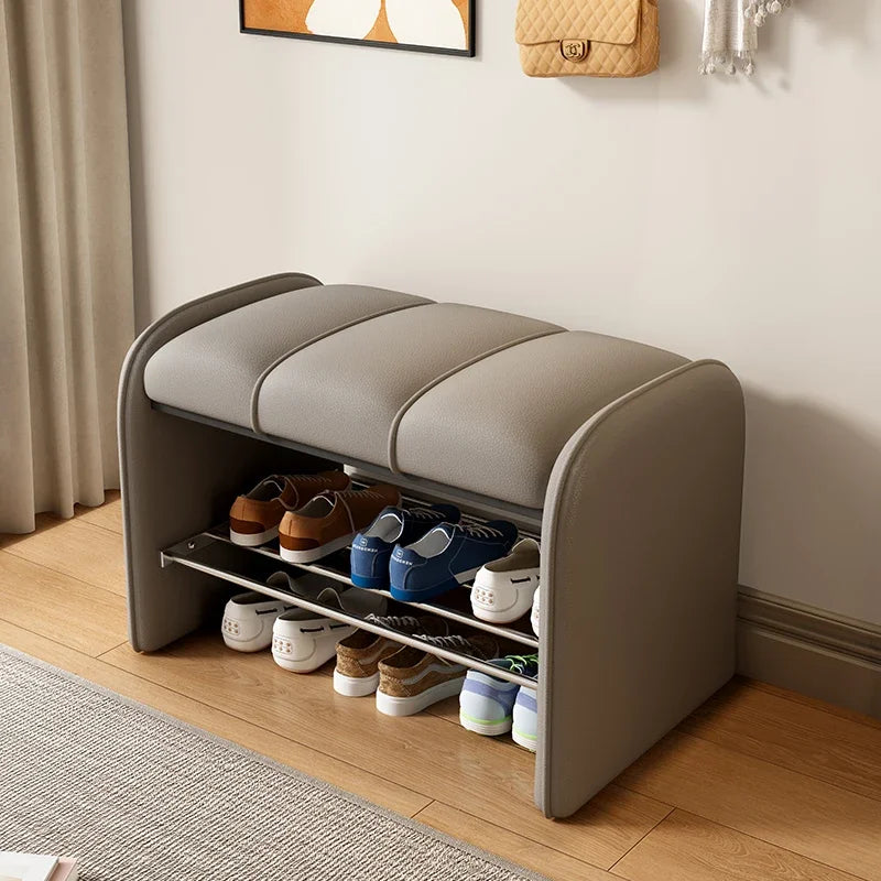 Banc à Chaussures Design Moderne | Assise Confort en Simili-Cuir