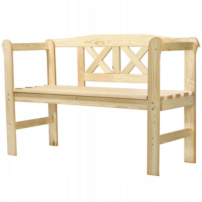 Banc de Jardin Classique en Bois de Pin | Assise Conviviale