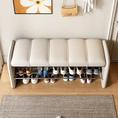 Banc à Chaussures Design Moderne | Assise Confort en Simili-Cuir