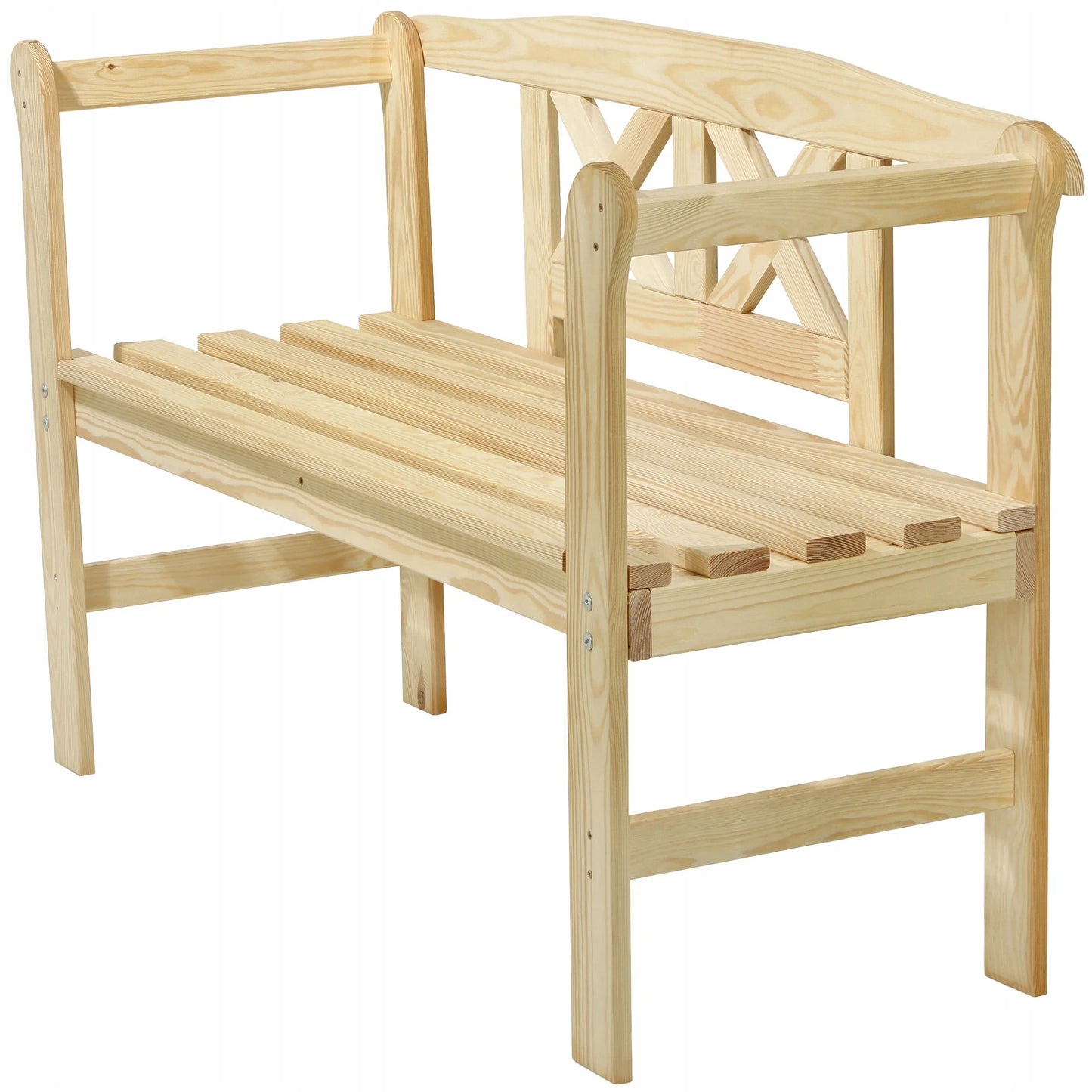 Banc de Jardin Classique en Bois de Pin | Assise Conviviale