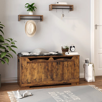 Banc Coffre de Rangement Minimaliste en Bois | Design Épuré