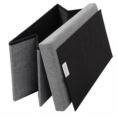 Banc Coffre Pliable avec Assise Capitonnée | Style Ottoman Design