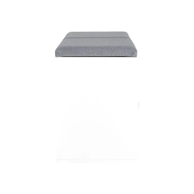 Banc à chaussures blanc avec rangement intégré, design nordique, assise coussinée, pour entrée ou couloir.
