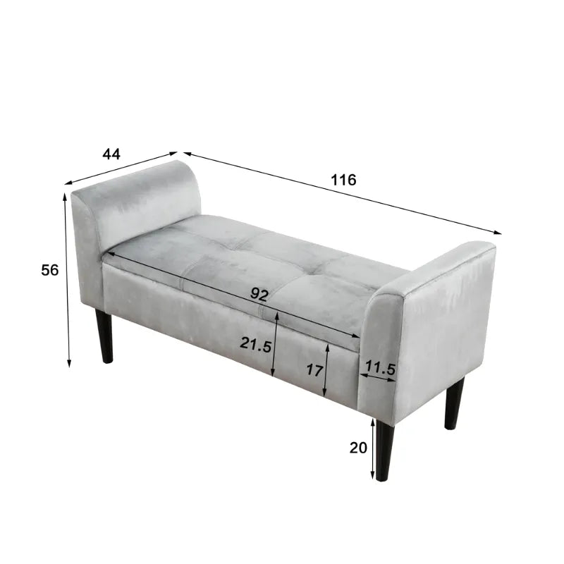 Banquette capitonnée avec accoudoirs, design décoratif minimaliste, meuble de chambre élégant de la marque Maison Banc.