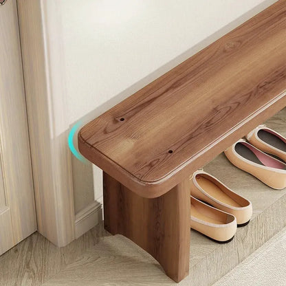 Banquette d'entrée en bois massif de 60 cm, design minimaliste et moderne, par Maison Banc, pour un intérieur élégant et fonctionnel
